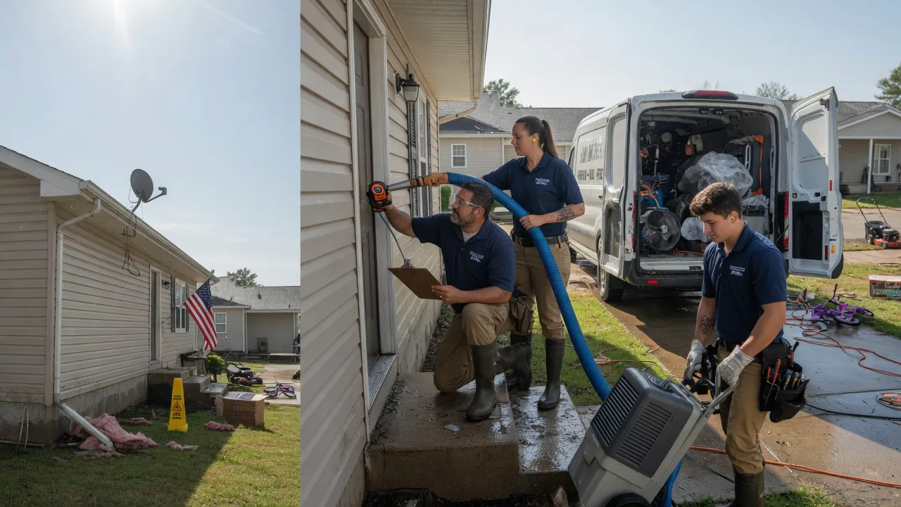 Ceiling Water Damage Restoration in Green Valley, IL near me